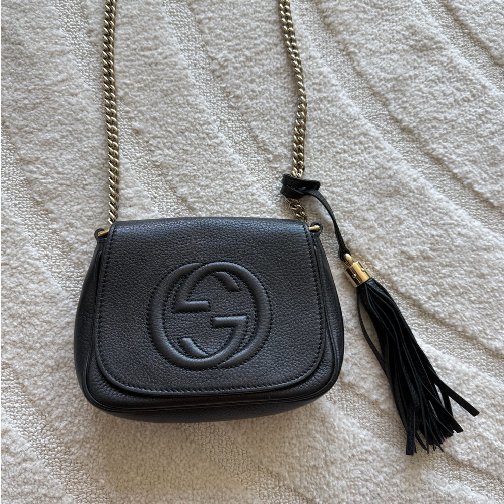 Gucci SoHo Black Leather Crossbody Bag